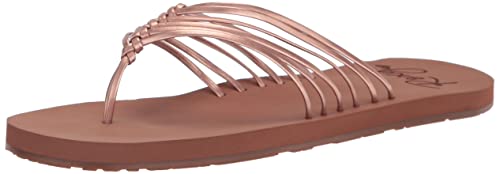 Roxy Damen Jasmin Flache Sandale, Roségold, 37 EU von Roxy