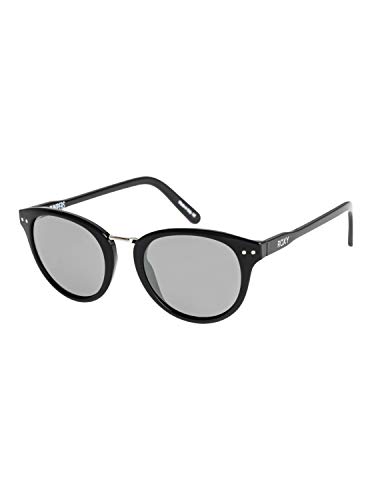Roxy Damen Junipers-Sunglasses for Women Sonnenbrille, Shiny Black/Flash Silver, One Size von Roxy