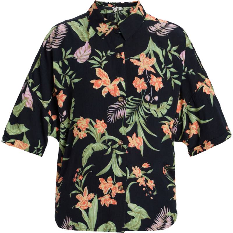 Roxy Damen Kurzarmhemd BEACH NOSTALGIA CRINKLE von Roxy
