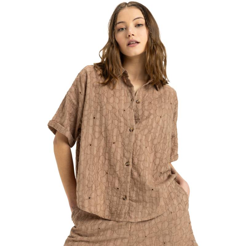 Roxy Damen Kurzarmhemd BEACH NOSTALGIA EYELET von Roxy