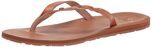 Roxy Damen Liza Sandalen Zehentrenner, (Hellbraun/Braun 21), 36 EU von Roxy