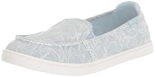 Roxy Damen Minnow Reinschlüpfen Sneaker, Hellblau 232, 39 EU von Roxy