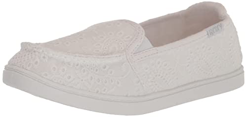 Roxy Damen Minnow Reinschlüpfen Sneaker, Legierung Weiß 231, 40 EU von Roxy