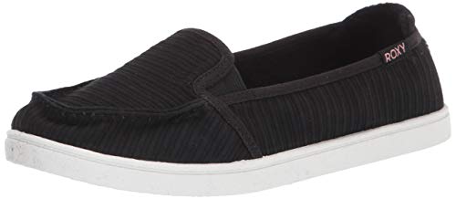 Roxy Damen Minnow Sneaker zum Reinschlüpfen Flacher Slipper, New Black, 35 EU von Roxy