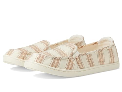 Roxy Damen Minnow Vii Flacher Slipper, Hellbraun/Weiß 242, 39.5 EU Roxy Damen Minnow Vii Flacher Slipper, Hellbraun/Weiß 242, 39.5 EU von Roxy