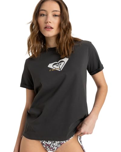 Roxy Damen Oceanregular Corpo T-Shirt, Phantom, M von Roxy