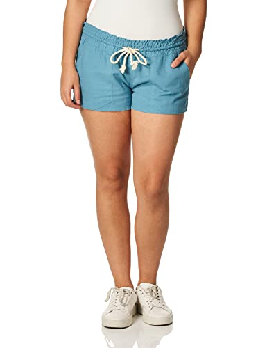 Roxy Damen Oceanside Beach Lässige Shorts, Adriatic Blue Exc, Klein von Roxy