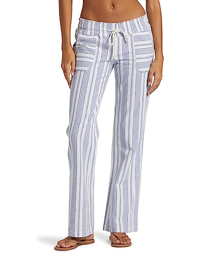 Roxy Damen Oceanside Garnfarbe Lässige Hose, Mood Indigo Beachside Stripe 233, X-Groß von Roxy