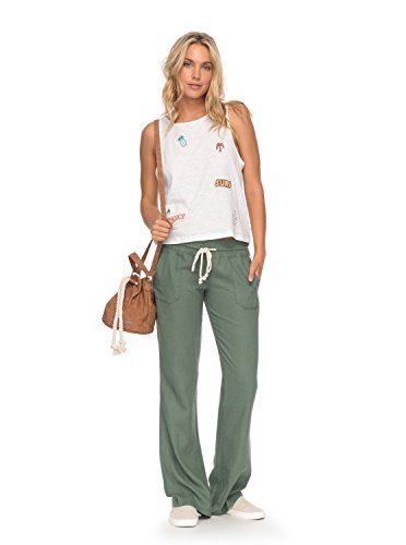 Roxy Damen Oceanside Soft Pant Lässige Hose, Olivgrün, L von Roxy