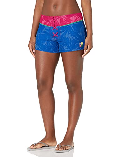 Roxy Damen Pop Surf Boardshorts, Prinzessin Blaue Texturblume, XL von Roxy