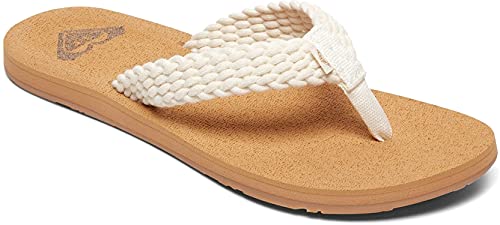 Roxy Damen Porto Flip Flop Sandale, Natürlich, 37 EU von Roxy