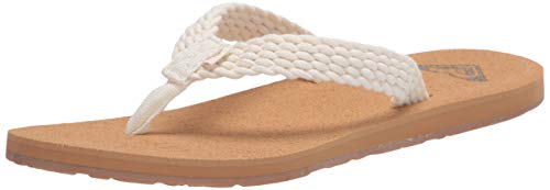 Roxy Damen Porto Flip Flop Sandale, Natürlich, 37 EU von Roxy