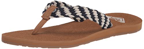 Roxy Damen Porto III Flipflop, Marineblau/weiß, 35 EU von Roxy