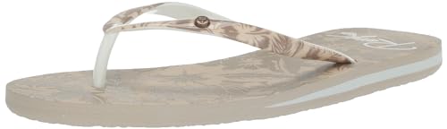 Roxy Damen Portofino Flip Flop Sandale, Vanille/Braun 234, 40 EU von Roxy