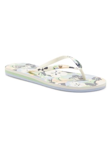 Roxy Damen Portofino Sandale, Soft Lime/Ocean, 37 EU von Roxy