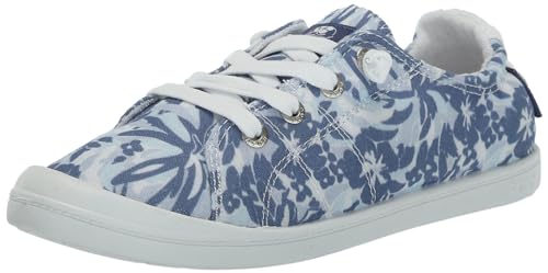 Roxy Damen Rory Flacher Slipper, Blau/Weiß 241, 36 EU von Roxy