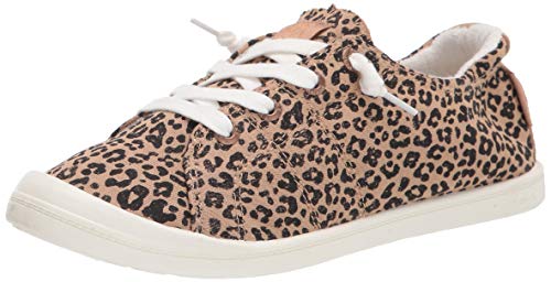 Roxy Damen Rory Slip On Shoe Sneaker, Beige Geparden-Ex, 36 EU von Roxy