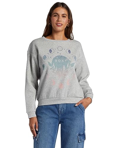 Roxy Damen Rundhalsausschnitt Sweatshirt, Heritage Heather 233 Exc, L von Roxy