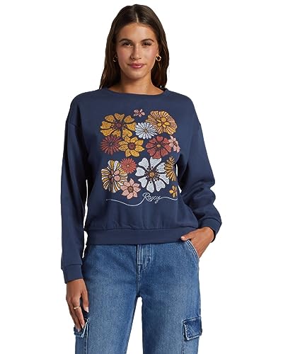 Roxy Damen Rundhalsausschnitt Sweatshirt, Mood Indigo 233 Exc, XS von Roxy