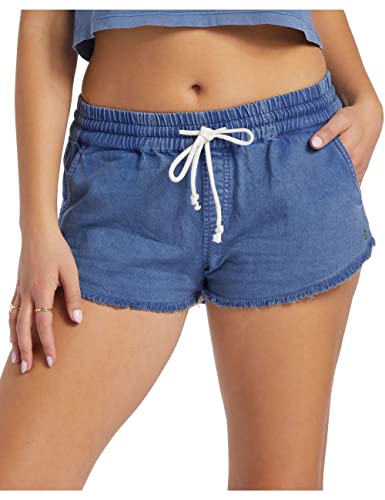 Roxy Damen Scenic Route Lässige Shorts, Bijou Blau 232, Mittel von Roxy