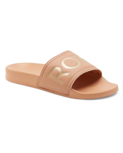 Roxy Damen Slippy Sandale, DK BEIGE, 39 EU von Roxy