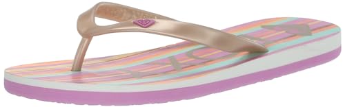 Roxy Damen Tahiti V Zehentrenner Sandale, Gold/Türkis 234, 41 EU von Roxy