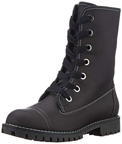 Roxy Damen Vance-Lace-up Leather Boots for Women Schlupfstiefel, Schwarz, 38 EU von Roxy