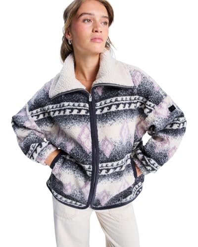 Roxy Feels Like Winter - Oversized Sherpa Zip Jacket for Women - Oversize Sherpa-Jacke - Frauen - S - Braun. Roxy Feels Like Winter - Oversized Sherpa Zip Jacket for Women - Oversize Sherpa-Jacke - Frauen - S - Braun. von Roxy
