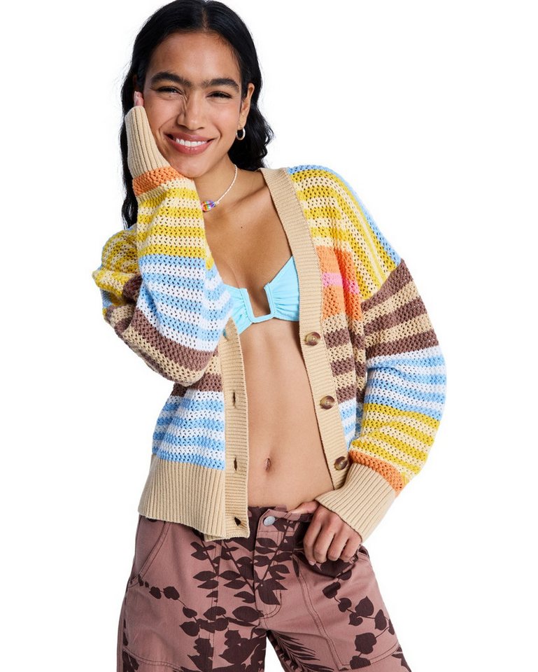 Roxy Fleecepullover Cosmic Coast Stripes von Roxy