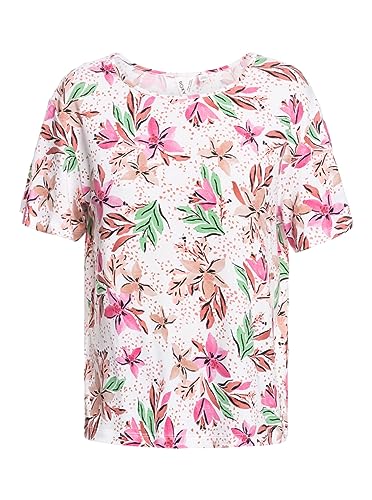 Roxy Flowers for Life - Bedrucktes Jersey-T-Shirt für Frauen Weiß von Roxy