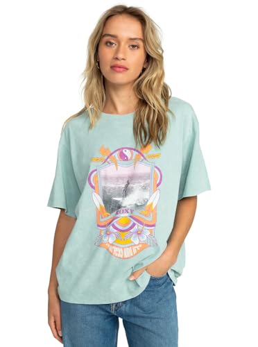 Roxy Girl Need Love A Damen-T-Shirt ERJZT05579, Blau, Surf, Large von Roxy