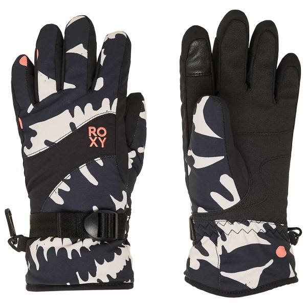 Roxy - Girl's Jetty Gloves - Handschuhe Gr L schwarz/grau von Roxy