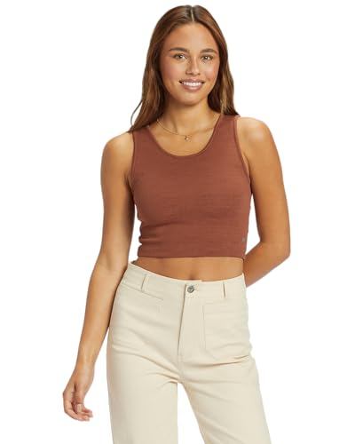 Roxy Good Keepsake Cropped-Tanktop für Damen, Root Beer 241, X-Klein Roxy Good Keepsake Cropped-Tanktop für Damen, Root Beer 241, X-Klein von Roxy