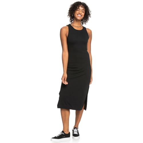 Roxy Good Keepsake - Midi Dress for Women - Midikleid - Frauen - M - Schwarz. von Roxy