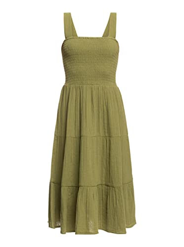 Roxy Honeymoon Avenue - Midi Dress for Women - Midikleid - Frauen - L - Grün. von Roxy