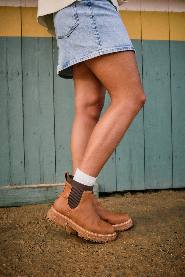 Roxy JEYNA Chelseaboots Ankleboots, Schlupfboots, Stiefelette, wasserabweisend von Roxy