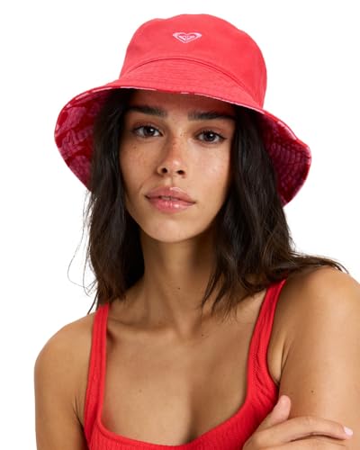 Roxy Jasmine Paradise - Reversible Bucket Hat for Women - Wendbarer Anglerhut - Frauen - M/L - Rot. von Roxy
