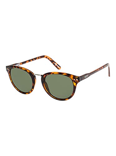 Roxy Damen Junipers-Sunglasses for Women Sonnenbrille, Shiny Tortoise Brown/Green, One Size von Roxy