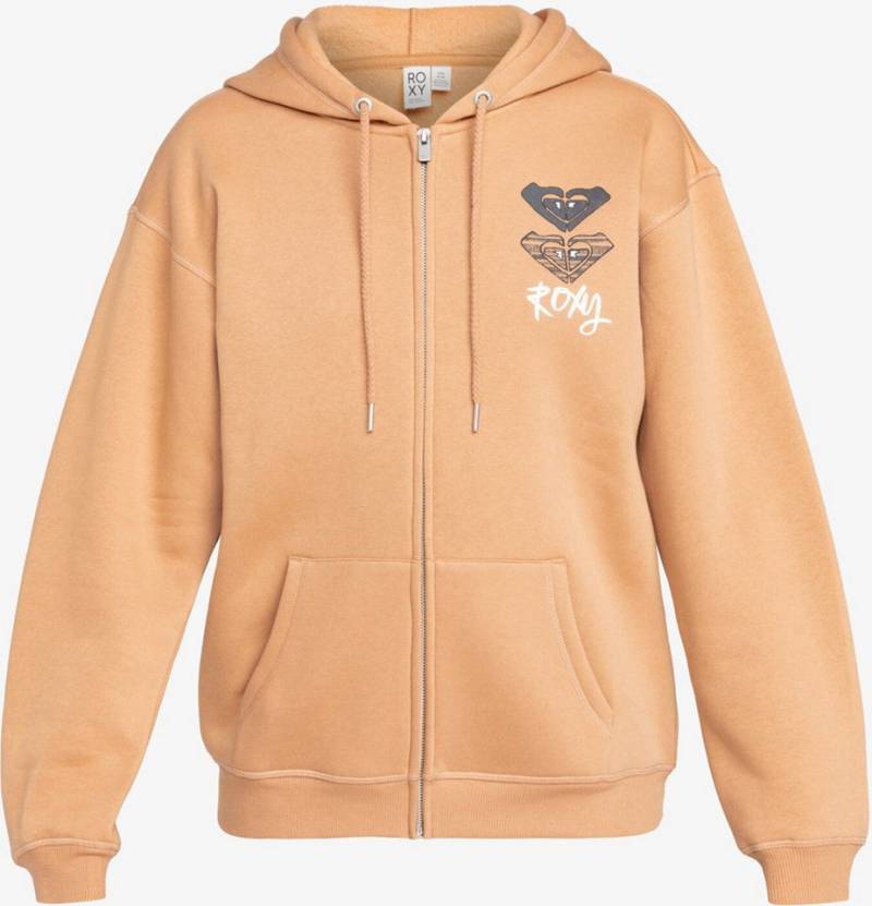 Roxy Kapuzensweatshirt SURF STOKED ZIPPED BRUSHED CLB0 CAMEL von Roxy