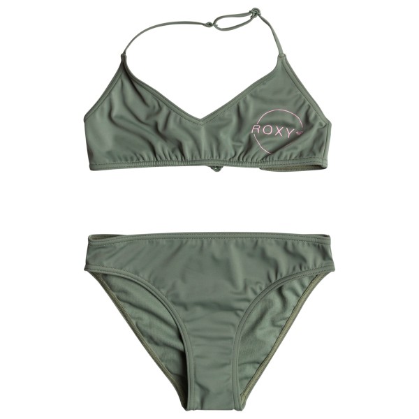 Roxy - Kid's Basic Active Tri Bra Set - Bikini Gr 10 Years;14 Years;16 Years;6 Years;8 Years oliv von Roxy