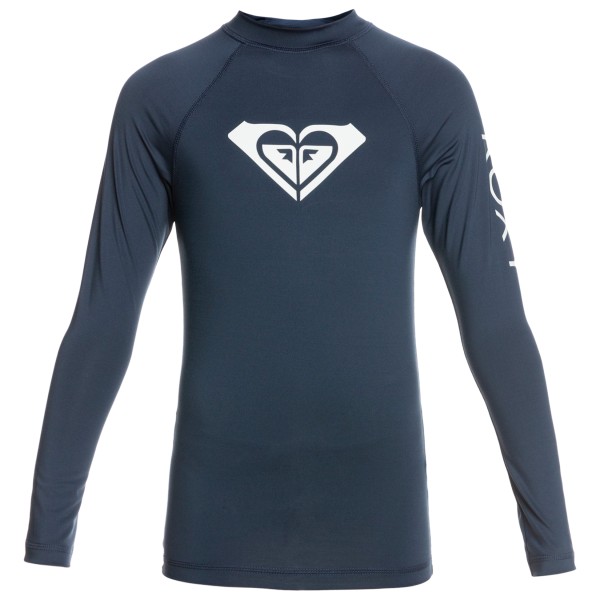 Roxy - Kid's Whole Hearted L/S - Lycra Gr 10 Years - M;12 Years - L;14 Years - XL;16 Years - XXL;6 Years - XS;8 Years - S blau;rosa von Roxy