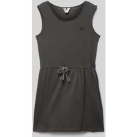 Roxy Kleid mit Logo-Stitching Modell 'SURFS UP' in Black, Größe 140 von Roxy