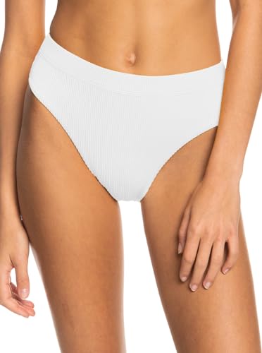 Roxy Love The Shorey - Bikini Bottoms for Women - Bikiniunterteil - Frauen - S - Weiss. von Roxy