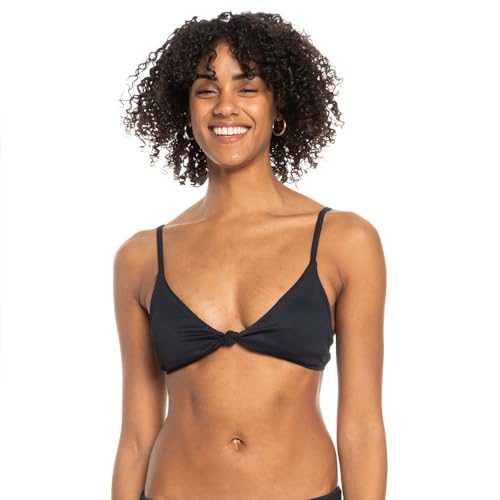 Roxy Love The Surf Knot - Bikini Top for Women - Triangel-Bikinioberteil - Frauen - M - Schwarz. von Roxy