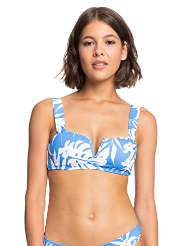 Roxy Love The Vanuatu - Bralette Bikini Top for Women - Bralette-Bikinioberteil - Frauen - L - Blau. von Roxy