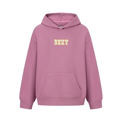 Roxy Mädchen Fleece Pullover Hoodie Sweatshirt Kapuzenpullover, Grape Morockin, 7 von Roxy