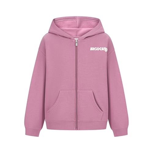 Roxy Mädchen Full-Zip Fleece Hoodie Sweatshirt Kapuzenpullover, Traubennektar, 12-14 von Roxy