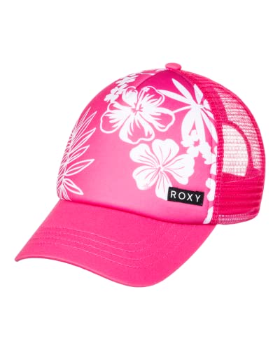 Roxy Mädchen Honey Coconut Trucker Hat Hut, Shocking Pink Hello Aloha 232, Einheitsgröße von Roxy