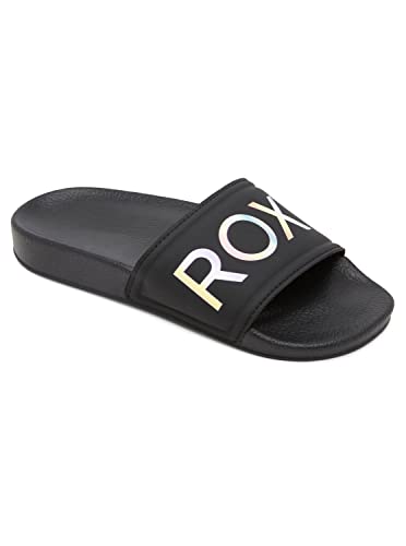 Roxy Mädchen Slippy - Sandalen voor meisjes Sandale, Schwarz, 29 EU von Roxy