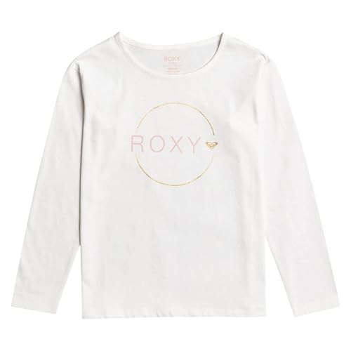 Roxy Mädchen T-Shirt Ml Fille The Sun Tshirt, Weiß, 14 años von Roxy